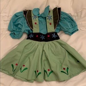 Custom made Anna (Frozen) costume dress.